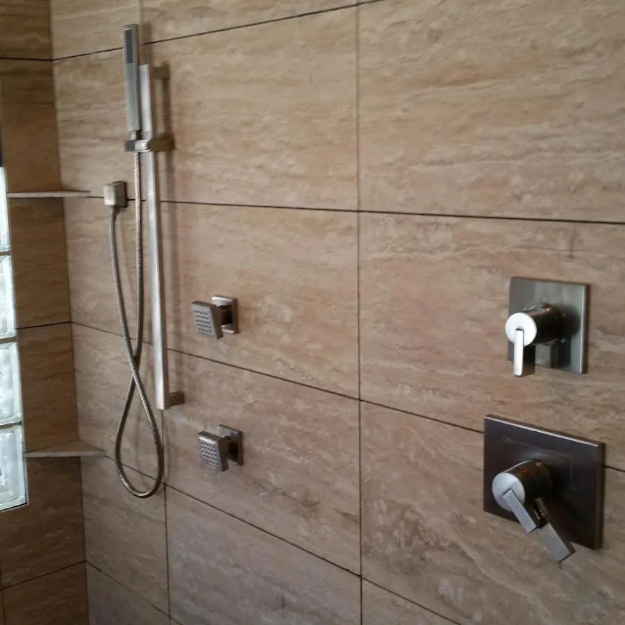 Shower fixture installation for Frozen Pipe Repair in New Albany